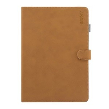 Чехол-книжка ENKAY Stand Folio на iPad 9/8/7 10.2 (2019/2020/2021) - светло-коричневый