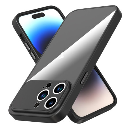 Протиударний чохол Large Window Acrylic для iPhone 15 Pro Max - чорний