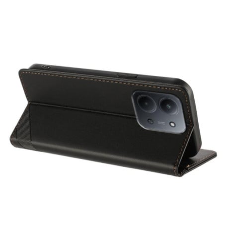 Чехол-книжка Embossed Multi-functional Wallet Retro Leather на Xiaomi Redmi 15C 5G / 4G EU 173mm - черный