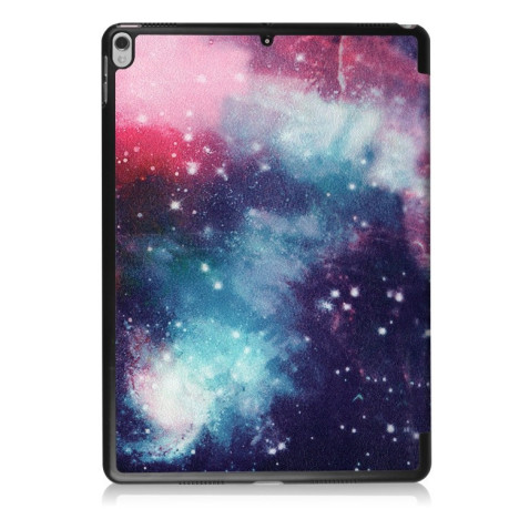 Чехол- книжка Coloured Drawing Pattern на iPad Air 2019 10.5 - галактика