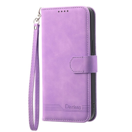 Чохол-книжка Dierfeng Dream Line для Realme 11 4G - фиолетовый