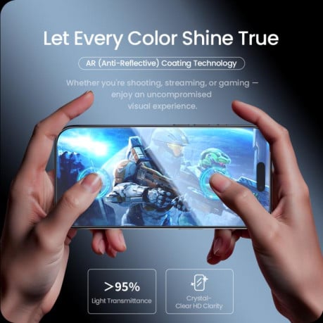 Защитное стекло NILLKIN H+Pro AR Tempered Glass на iPhone 17