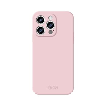 Ультратонкий чехол MOFI Qin Series Skin Feel Series для iPhone 15 Pro Max - розовый