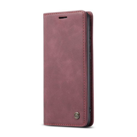 Чехол-книжка CaseMe 013 Series на Samsung Galaxy A72 - винно-красный