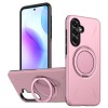 Противоударный чехол Kalebol с MagSafe и подставкой на Samsung Galaxy A57 5G — розовый
