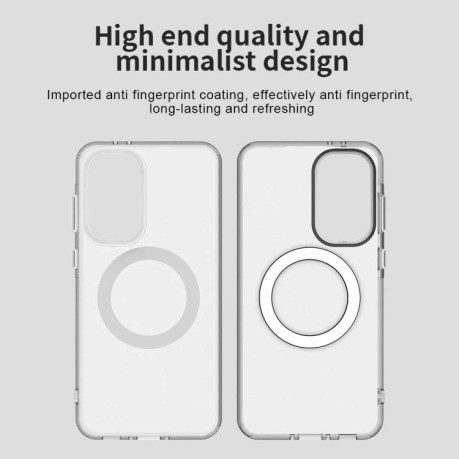 Протиударний чохол MagSafe Holder PC Hybrid для Samsung Galaxy A36 5G - білий
