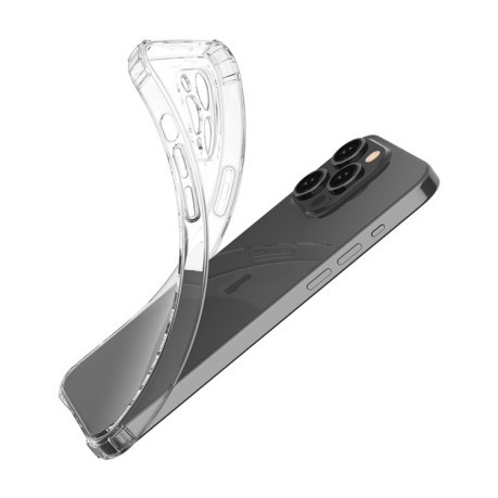 Противоударный чехол Four-Corner Shockproof Clear для  iPhone 15 Pro Max -прозрачный