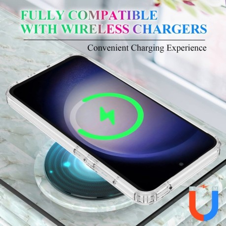 Чохол Clear Case MagSafe Simple Magnetic для Samsung Galaxy S23 FE 5G - прозорий