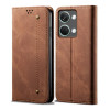 Чохол книжка Denim Texture Casual Style на OnePlus Ace 2V / Nord 3 - коричневий