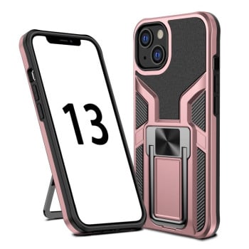 Протиударний чохол Armor 2 in 1 для iPhone 14/13 - рожеве золото