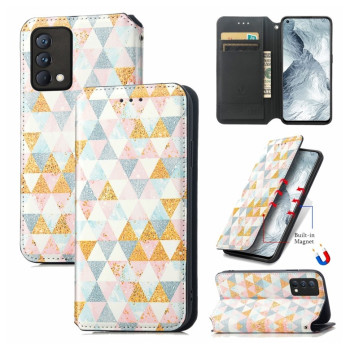 Чохол-книжка Colored Drawing Magnetic для Realme GT Master - Rhombus