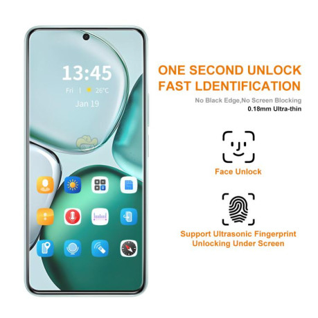 Защитное Стекло ENKAY 0.18mm High Aluminum-silicon (поддерживает отпечаток) для Google Pixel 10 / 10 Pro - прозрачное