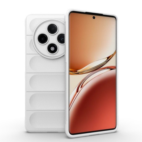 Силіконовий чохол Magic Flannel для OPPO A3 Pro 5G - білий