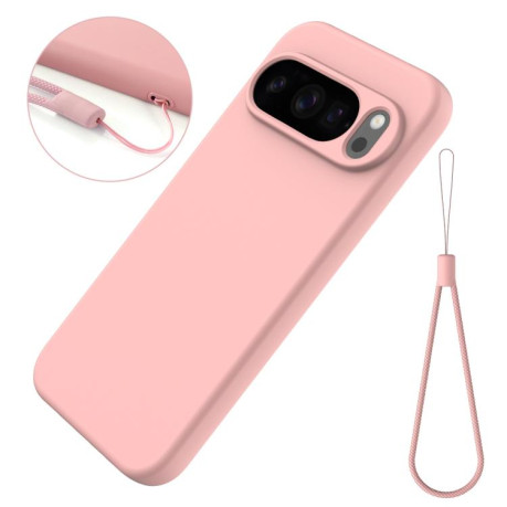 Силиконовый чехол Solid Color Liquid Silicone на Google Pixel 10 Pro XL - розовый