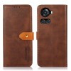 Чохол-книжка KHAZNEH Dual-color на OnePlus Ace / 10R - коричневий