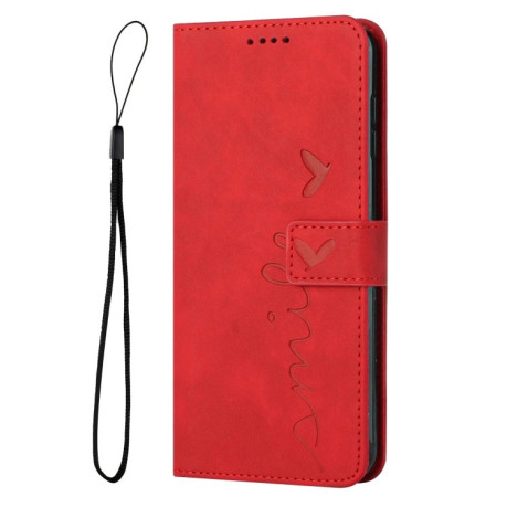 Чехол-книжка Skin Feel Heart Amile для Realme 11 Pro 5G - красный