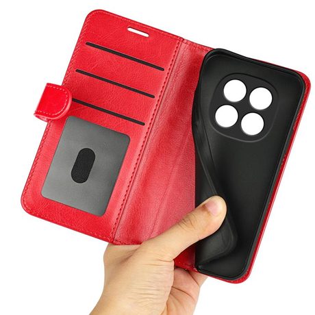 Чехол-книжка R64 Texture Single на Xiaomi Redmi Note 15 4G / 5G /Poco M8 164mm — красный