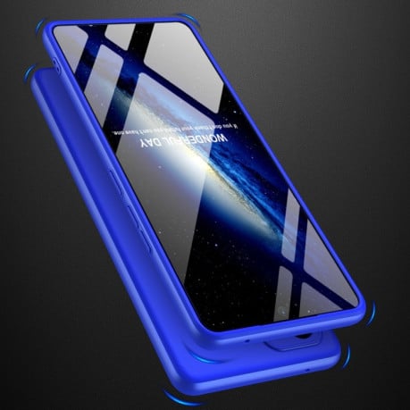3D чехол GKK Three Stage Splicing Full Coverage на Samsung Galaxy A53 - синий