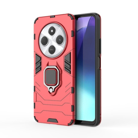 Противоударный чехол HMC 360 Degree Rotating Holder на Xiaomi Redmi 14C 4G/Poco C75/Redmi A4 5G - красный