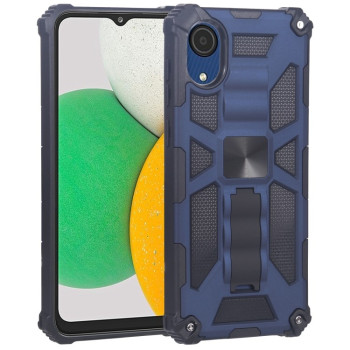 Противоударный чехол Magnetic Armor для Samsung Galaxy A03 Core - синий