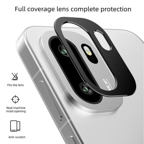 Защитное стекло на камеру Kalebol Metal Hollow Lens Protection Ring для OnePlus Ace 6