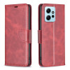 Чехол-книжка Retro Lambskin Texture для Xiaomi Redmi Note 12 4G - красный