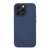Силиконовый чехол Solid Color Liquid на  iPhone 14 Plus - темно-синий