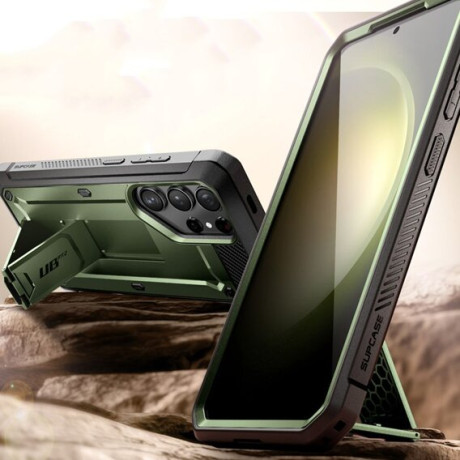 Двосторонній чохол Supcase Unicorn Beetle Pro для Samsung Galaxy S24 Ultra - Green