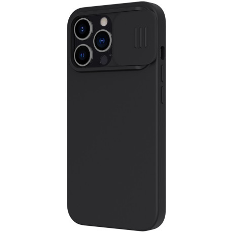 Силиконовый чехол NILLKIN CamShield для iPhone 13 Pro - черный