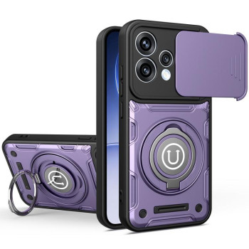Ударостійкий чохол Camera Sliding на OPPO Reno15 Pro 5G Global — фіолетовий