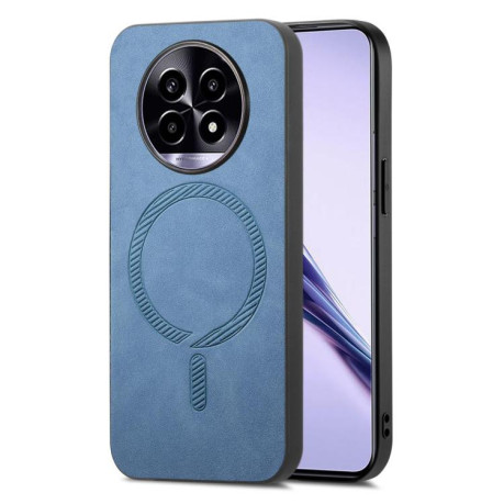 Чехол Retro MagSafe Magnetic на Realme 13 Pro 5G - синий