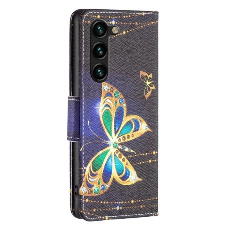 Чехол-книжка Colored Drawing Pattern для Samsung Galaxy S24+ 5G - Butterfly