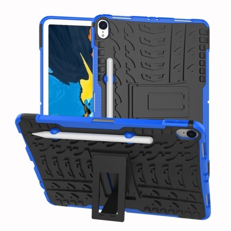 Противоударный чехол- накладка Tire Texture на iPad Pro 11 2018-Синий