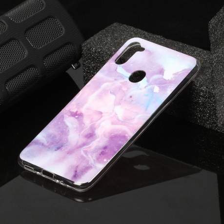 Чохол Marble Pattern Soft Samsung Galaxy A11/M11 - фіолетовий