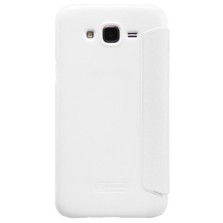 Шкіряний Чохол Книга Nillkin Sparkle Series White для Samsung Galaxy J7