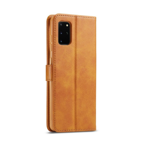 Чехол-книжка LC.IMEEKE Calf Texture на Samsung Galaxy A51 / M40S -коричневый