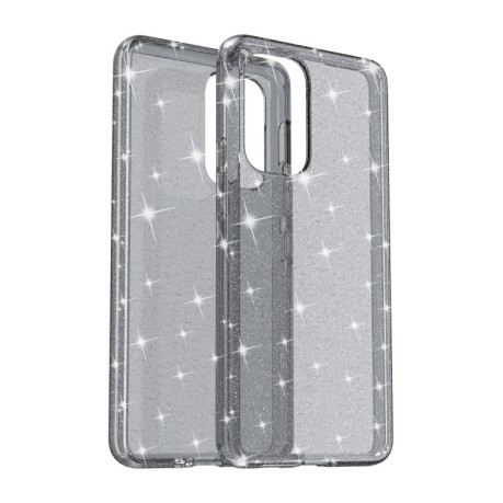 Противоударный чехол Terminator Style Glitter для Samsung Galaxy A53 5G - серый