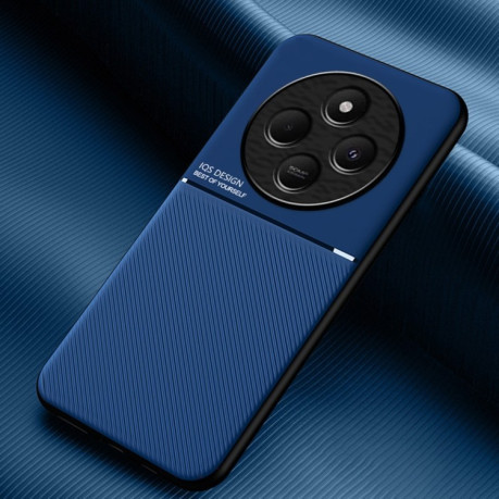 Противоударный чехол Tilt Strip Grain на Xiaomi Redmi 14C 4G/Poco C75/Redmi A4 5G - синий