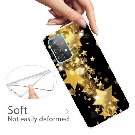 Ударозащитный чехол Painted для Samsung Galaxy A72 - Gold Star