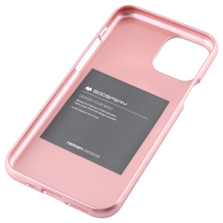 Ударозащитный Чехол MERCURY GOOSPERY i-JELLY TPU на iPhone 11 Pro Max-розовое золото