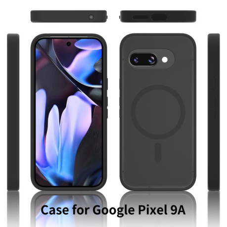 Противоударный чехол Skin Feel TPU Hybrid PC MagSafe для Google Pixel 9a - розовый
