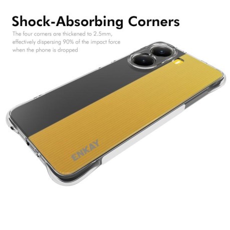 Противоударный чехол ENKAY Clear для Xiaomi Poco X7 Pro 5G