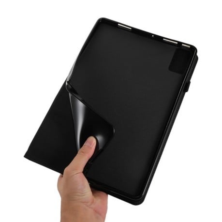 Чехол-книжка Fabric Leather для Xiaomi Mi Pad 5 Pro 12.4 - черный