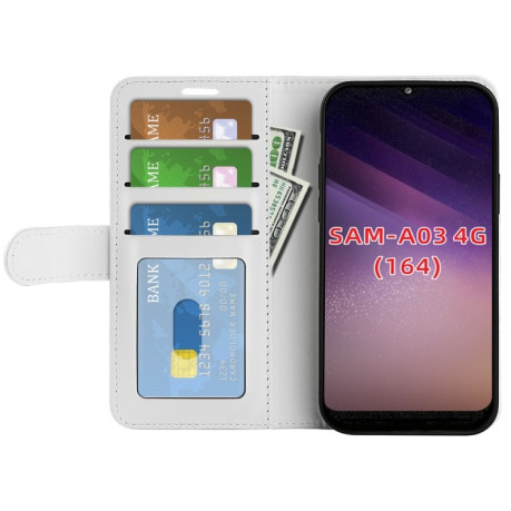 Чехол-книжка Texture Single для Samsung Galaxy A03/A04E - белый