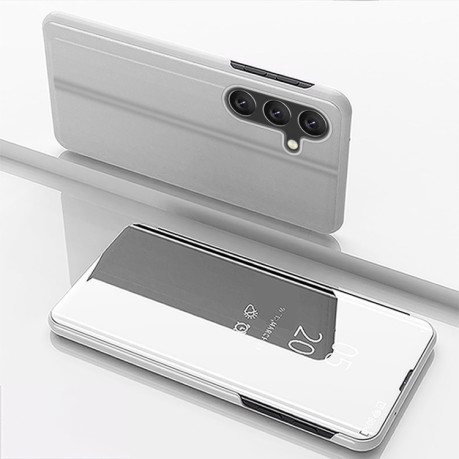 Чохол книжка Clear View  для Samsung Galaxy S25+ 5G - сріблястий