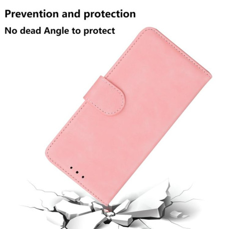Чехол-книжка однотонный Pure Color с магнитной застежкой на OPPO Reno13 Global - розовый