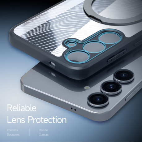 Чехол DUX DUCIS Aimo Series MagSafe Frosted Feel на Samsung Galaxy S25+ 5G - черный