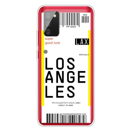 Протиударний чохол Boarding Pass Series Samsung Galaxy A02s - Los Angeles