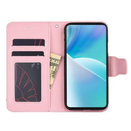 Чохол-книжка Crystal Texture для OPPO Reno 8 5G - рожевий