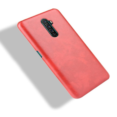 Чехол Litchi Texture на Realme X2 Pro - красный